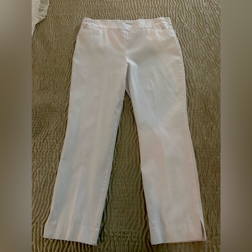 White pants but Chicos size 14